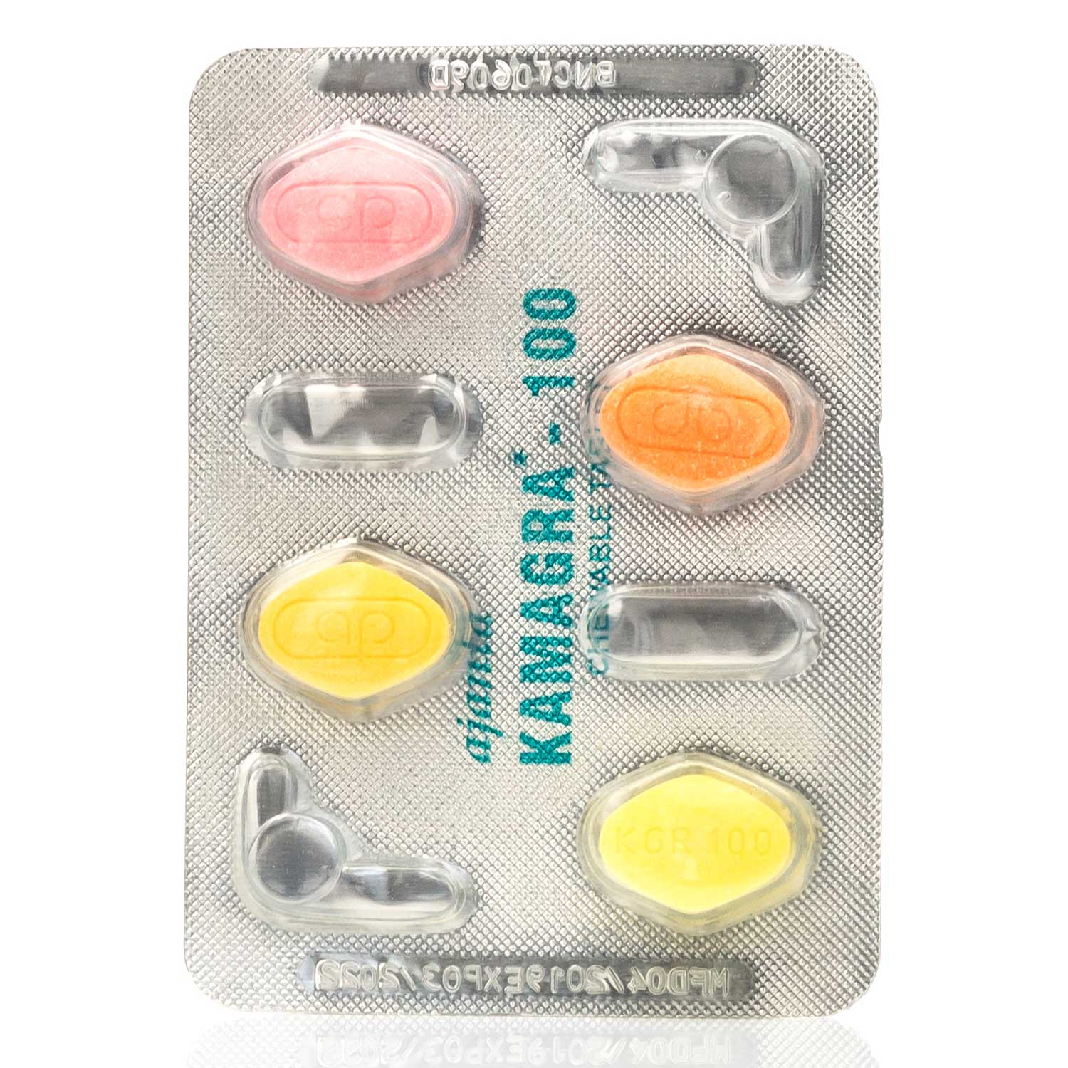 Kamagra chewable tabs – detail balení