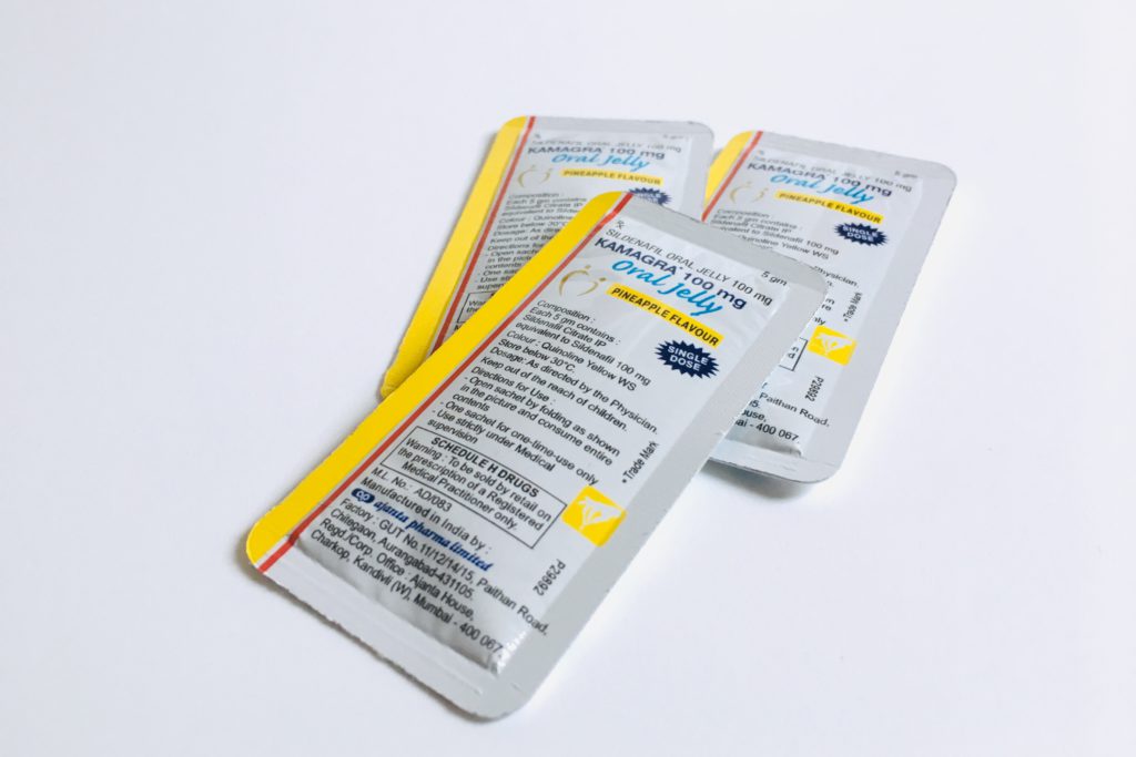 Kamagra Oral Jelly – Verpackung und Beutel